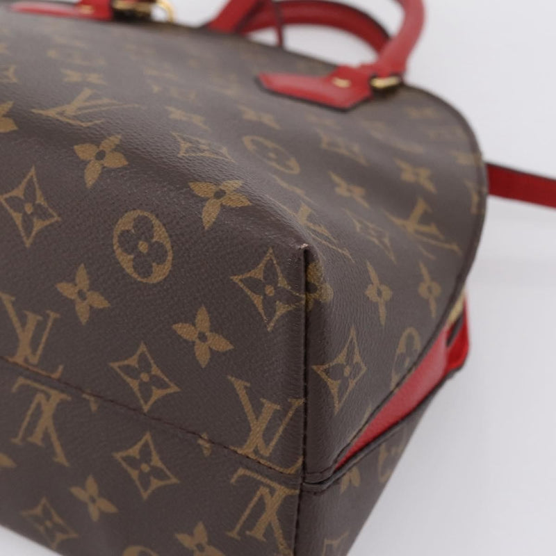 Louis Vuitton Alma Bnb Monogram Canvas With Leather Brown Bag