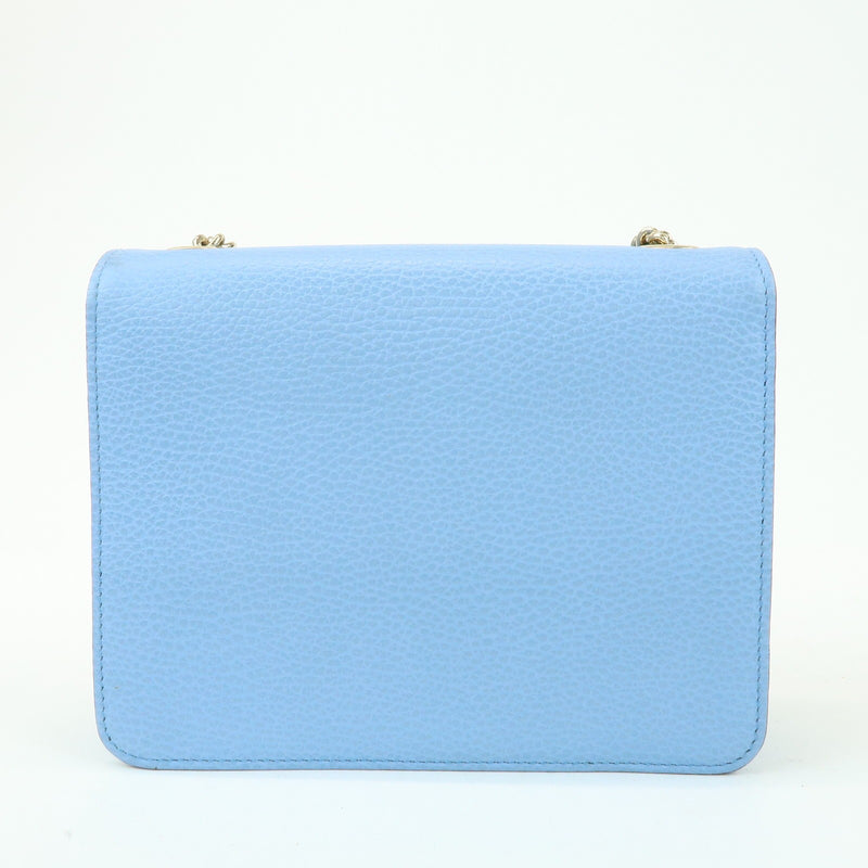 Gucci Interlocking Leather Blue Bag