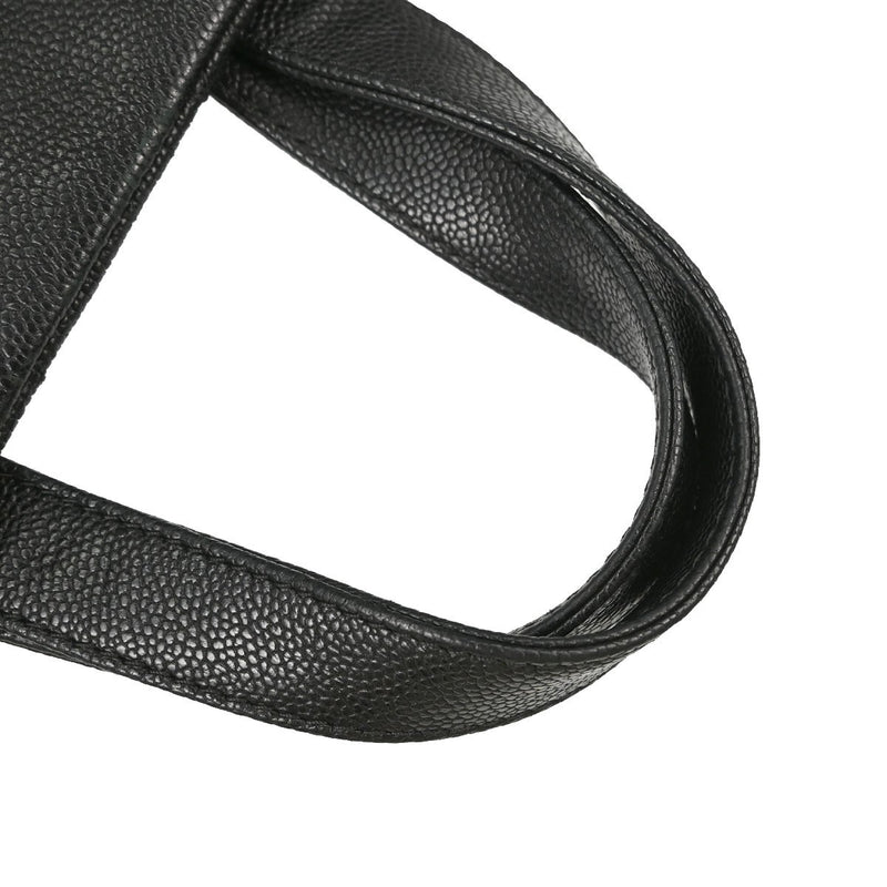Chanel Timeless Cc Charm Quilted Caviar Black Leather Bag