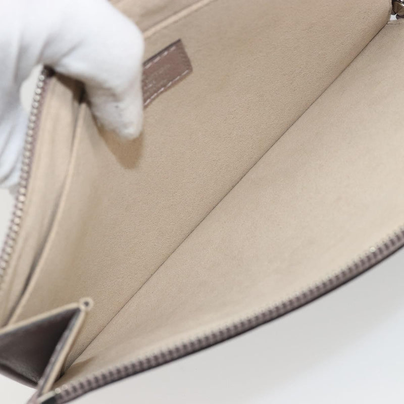 Louis Vuitton Zip Around Pochette Jour Leather Beige Bag