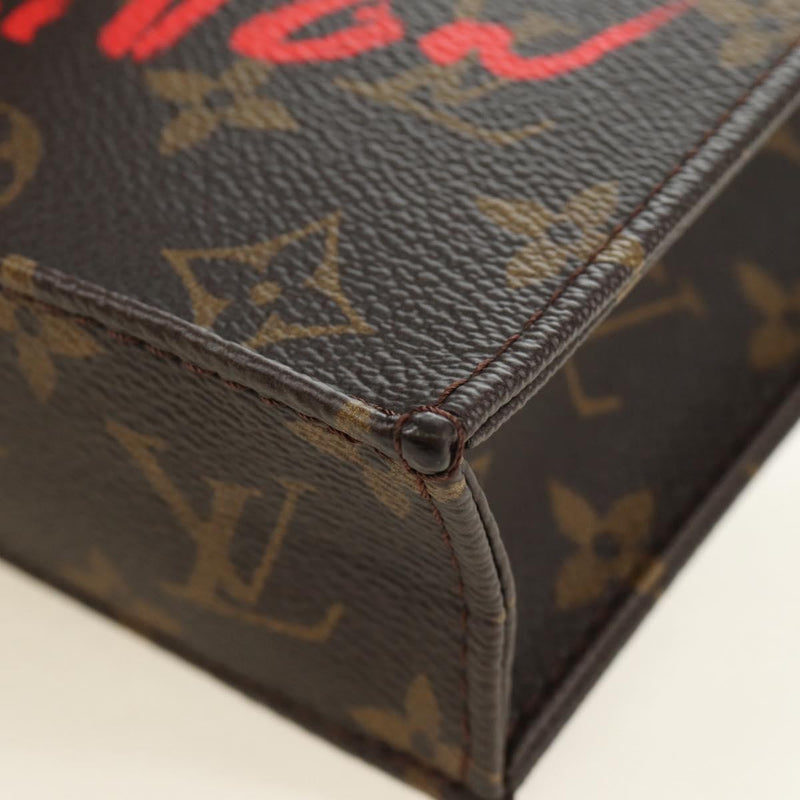 Louis Vuitton Petit Sac Plat Limited Edition Fall Love Monogram Canvas Brown Bag