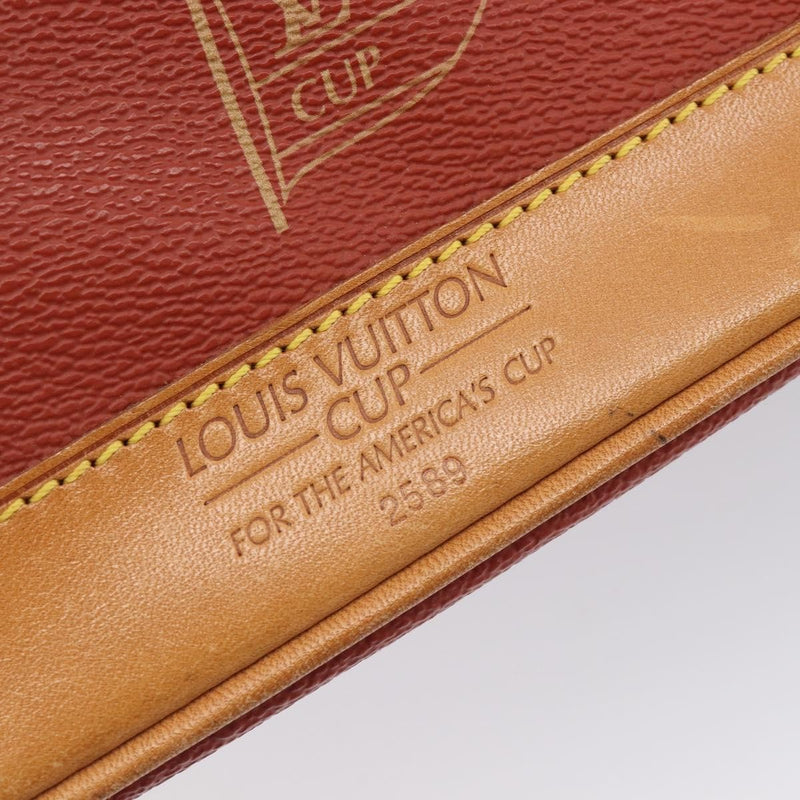 Louis Vuitton Cup Le Touquet Canvas Red Bag