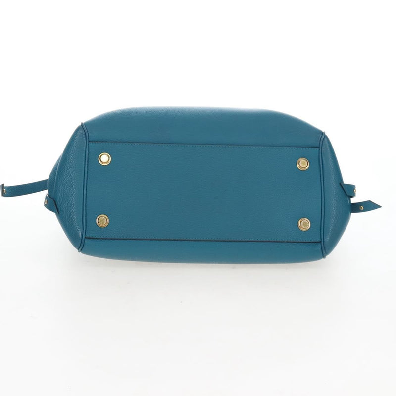 Louis Vuitton Milla Veau Nuage Calfskin Blue Leather Bag