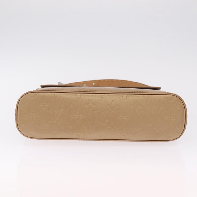 Louis Vuitton Mat Allston Monogram Vernis Beige Leather Bag