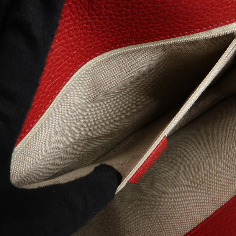 Gucci Interlocking Leather Red Bag