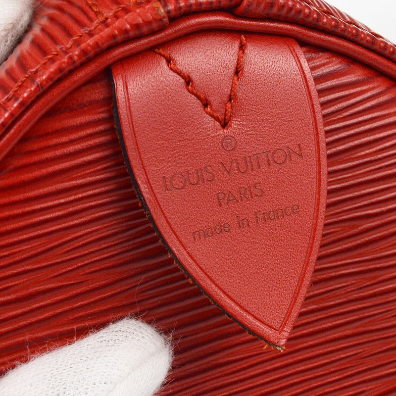 Louis Vuitton Speedy Epi Leather Red Bag