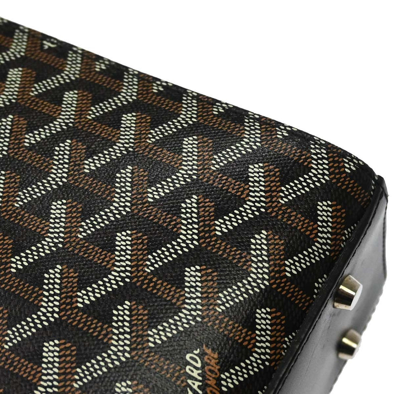 Goyard Comores Coated Canvas Black Bag
