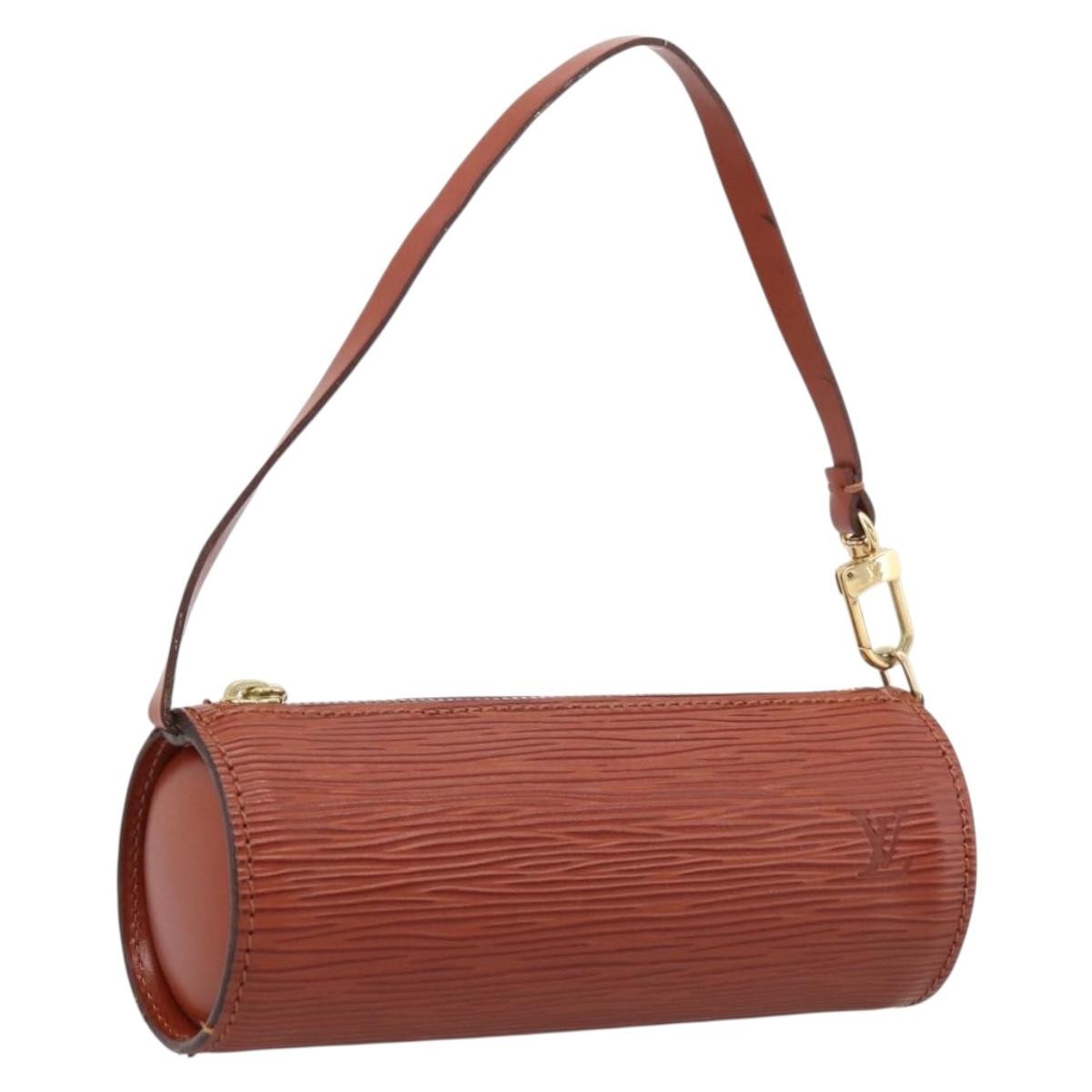 Louis Vuitton Soufflot Pochette Epi Leather Brown Bag
