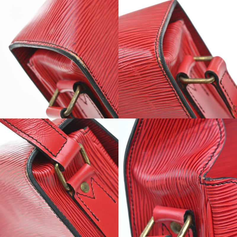 Louis Vuitton Cartouchiere Epi Leather Red Bag