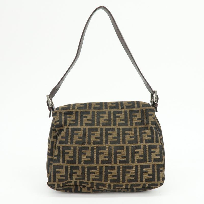 Fendi Mamma Baguette Monogram Canvas Brown Bag