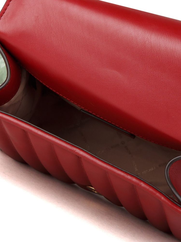 Michael Kors Shoulder Bag — Red Polyurethane