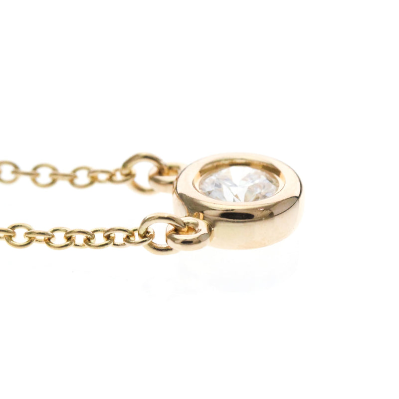 Tiffany & Co. Elsa Peretti Diamonds By The Yard Pendant 18k Rose Gold With Pear-Shaped Diamond Pink_gold Bijoux