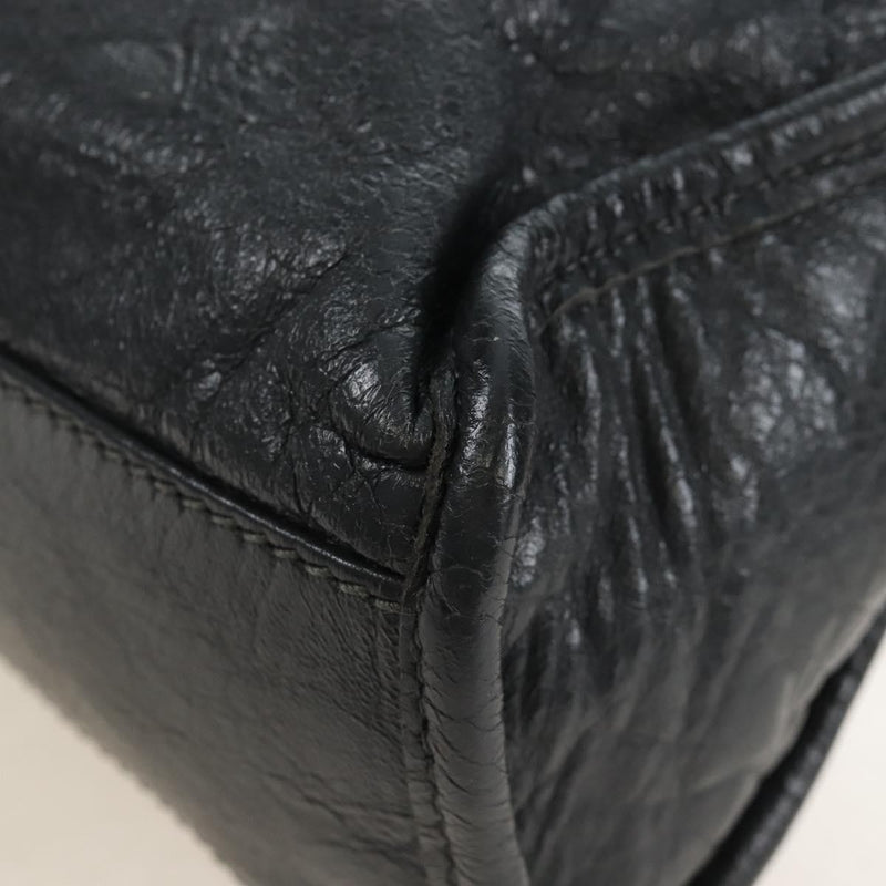 Balenciaga City Giant Studs Leather Gray Bag