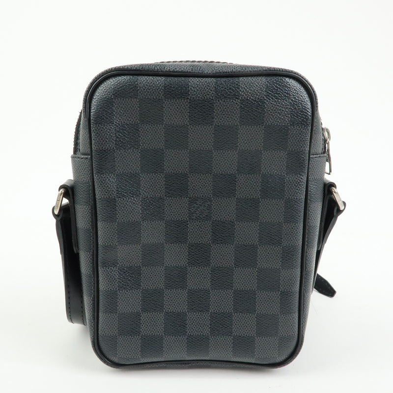 Louis Vuitton Rem Damier Graphite Black Canvas Bag