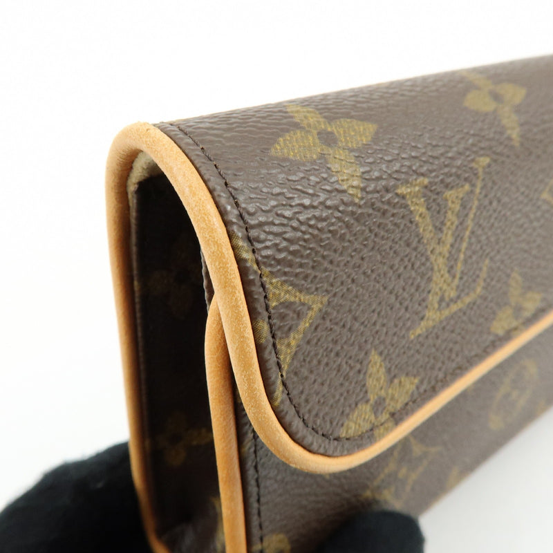 Louis Vuitton Florentine Waist Monogram Canvas Brown Bag