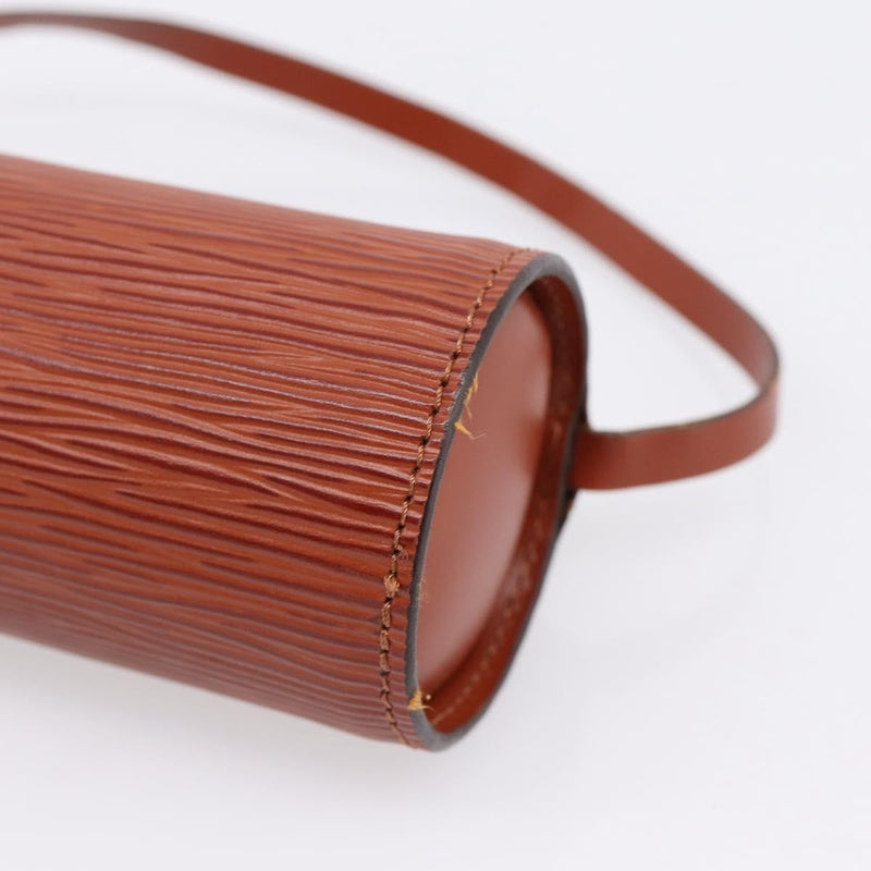 Louis Vuitton Soufflot Pochette Epi Leather Brown Bag