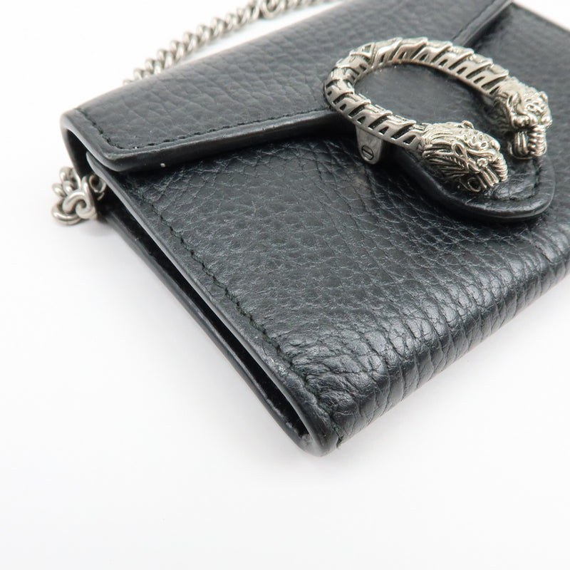 Gucci Dionysus Leather Black Bag