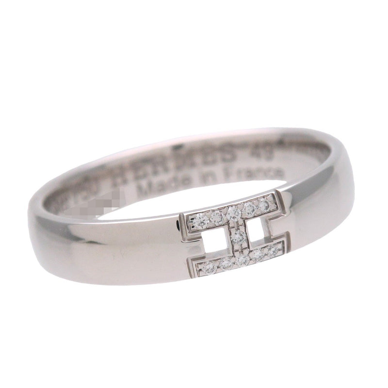 Hermes Ever Herakles Wedding Band 18k White Gold Silver White_gold Bijoux