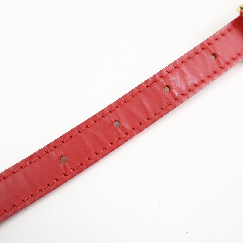 Louis Vuitton Dhanura Epi Leather Red Bag