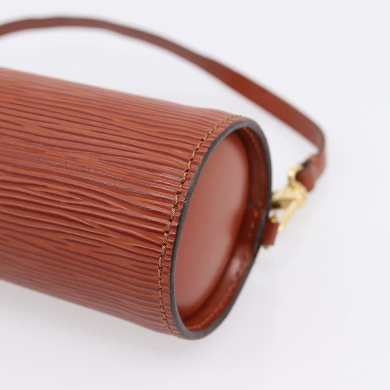 Louis Vuitton Soufflot Pochette Epi Leather Brown Bag