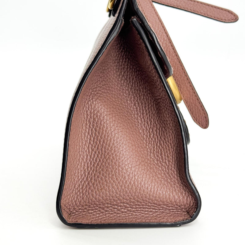Gucci Gg Marmont Top Handle Leather Pink Bag