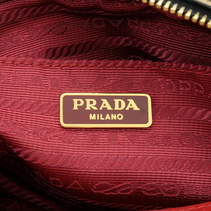 Prada Camera Printed Calf Hair Brown Pony_style_calfskin Bag