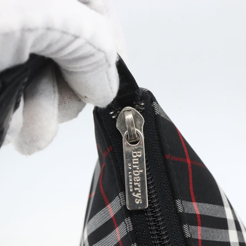 Burberry Nova Check Nylon Black Bag