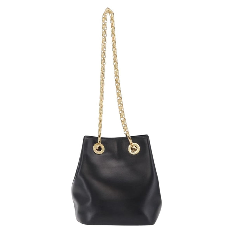 Celine Shoulder Leather Black Bag