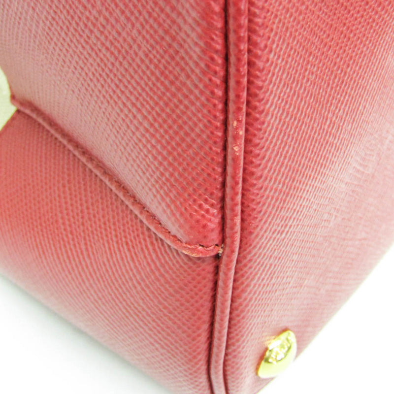 Prada Cuir Double Canvas And Saffiano Leather Beige Bag