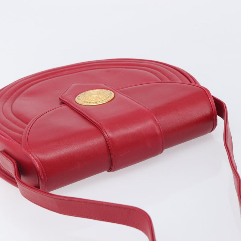 Saint Laurent Vintage Shoulder Bag Leather Red