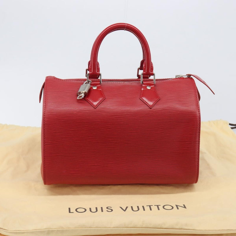 Louis Vuitton Speedy Epi Leather Red Bag