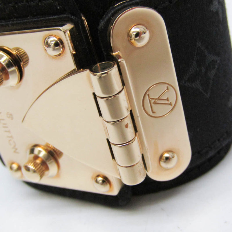 Louis Vuitton S Lock Damier Vernis Black Satin Bijoux