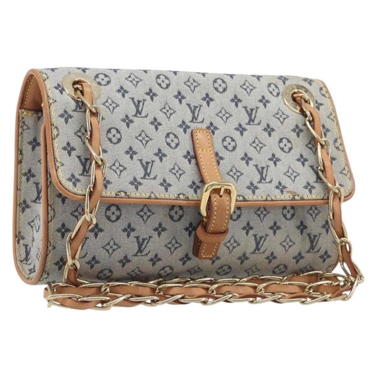 Louis Vuitton Camille Mini Lin Blue Canvas Bag