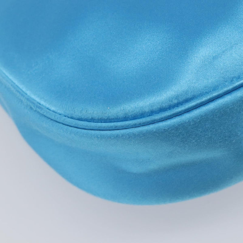 Balenciaga Leopolda Satin Blue Bag
