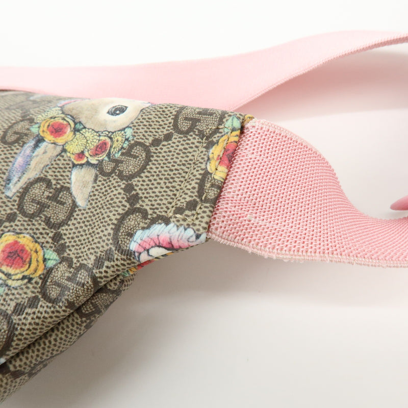 Gucci Childrens Belt Printed Gg Coated Canvas Beige Bag