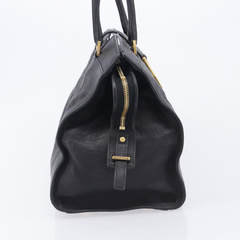 Saint Laurent Classic Y Cabas Leather Black Bag