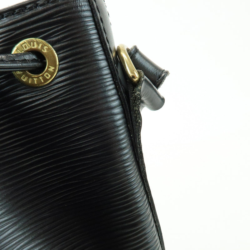 Louis Vuitton Petit Noe Epi Leather Black Bag