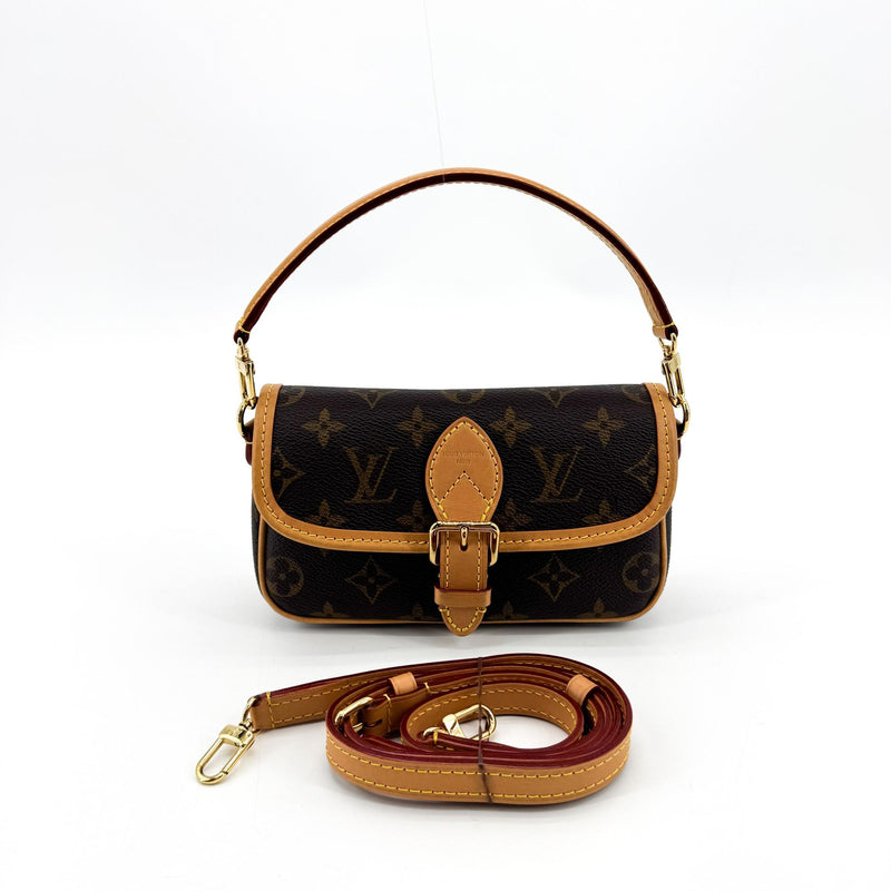 Louis Vuitton Diane Nm Monogram Canvas Brown Bag