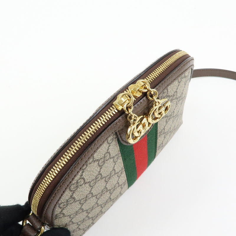Gucci Ophidia Dome Gg Coated Canvas Beige Bag