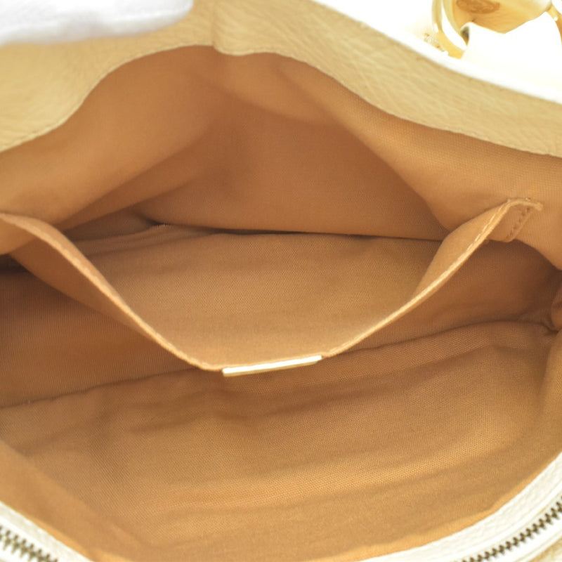 Celine Boogie Satchel Leather Yellow