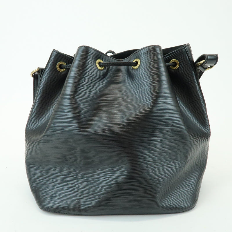 Louis Vuitton Petit Noe Epi Leather Black Bag