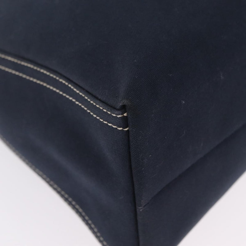 Fendi Baguette Canvas Navy Bag