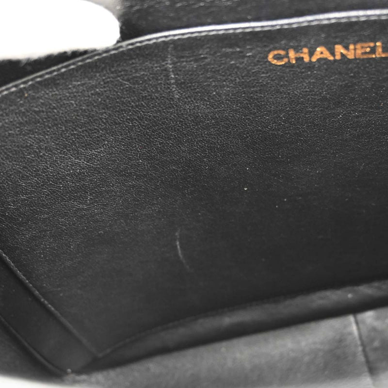 Chanel Vintage Top Handle Vertical Quilt Caviar Black Calfskin Bag