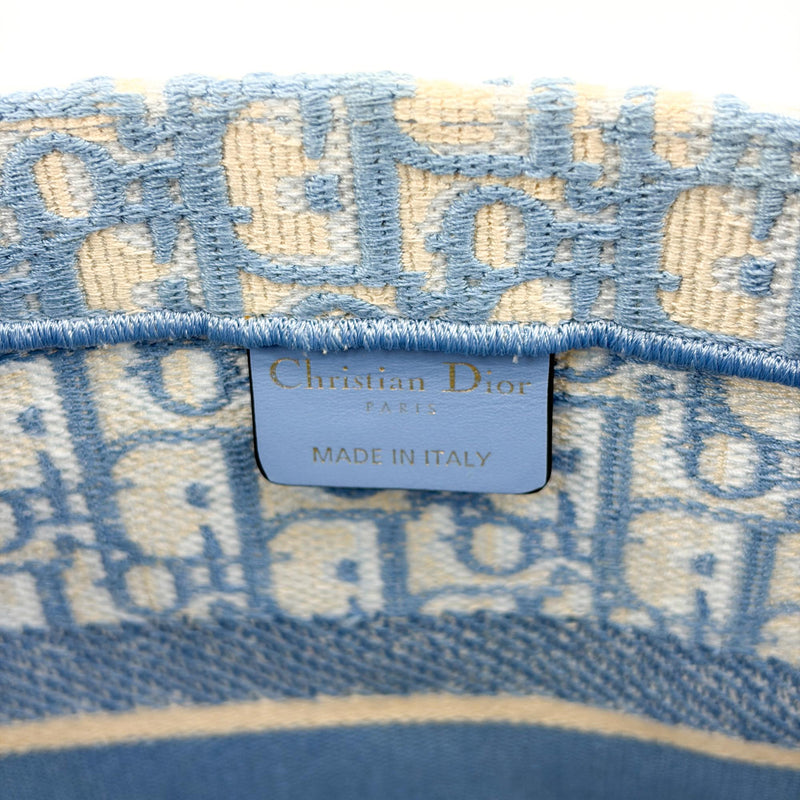 Christian Dior Book Oblique Canvas Beige Bag