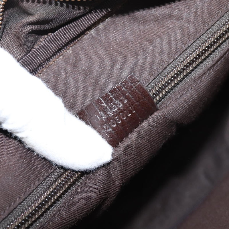 Gucci Front Zip Pocket Messenger Gg Coated Canvas Beige
