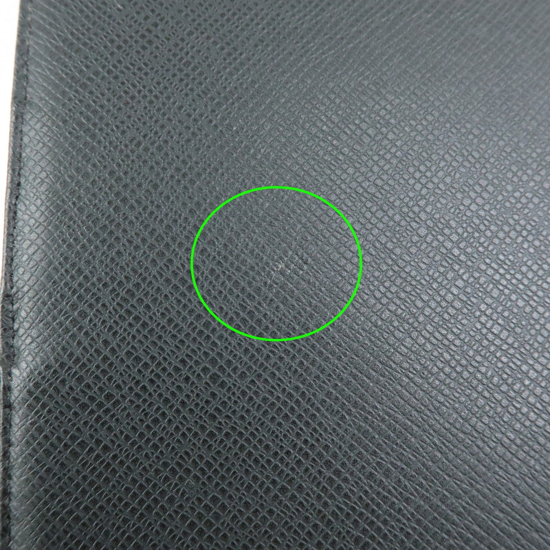 Louis Vuitton Ring Agenda Cover Taiga Leather Gray Bag