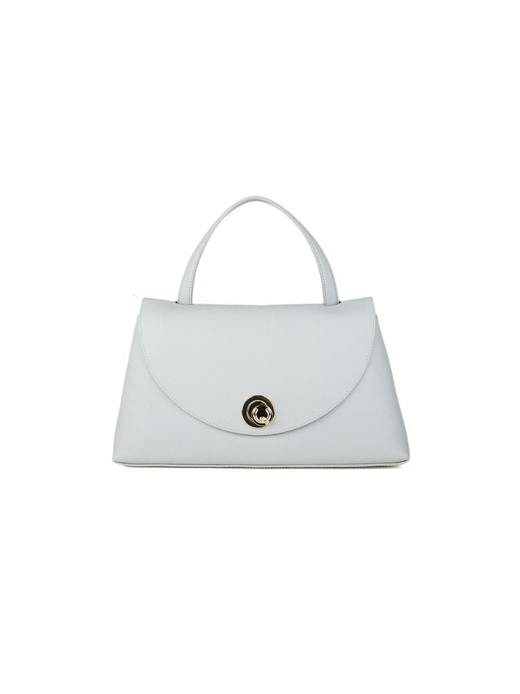 Coccinelle Nikla Top Handle Bag — Green Cowhide