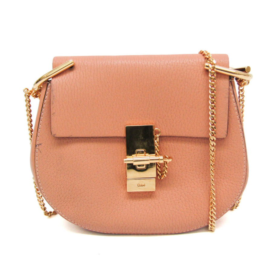 Chloe Drew Leather Orange Bag