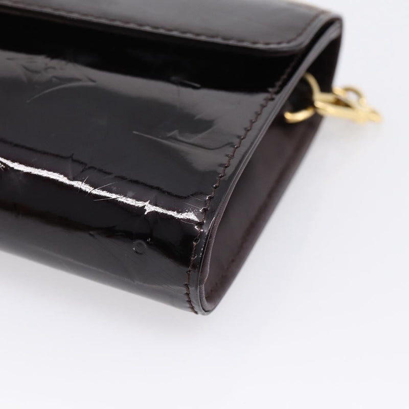 Louis Vuitton Bel Air Pochette Monogram Vernis Burgundy Patent_leather Bag