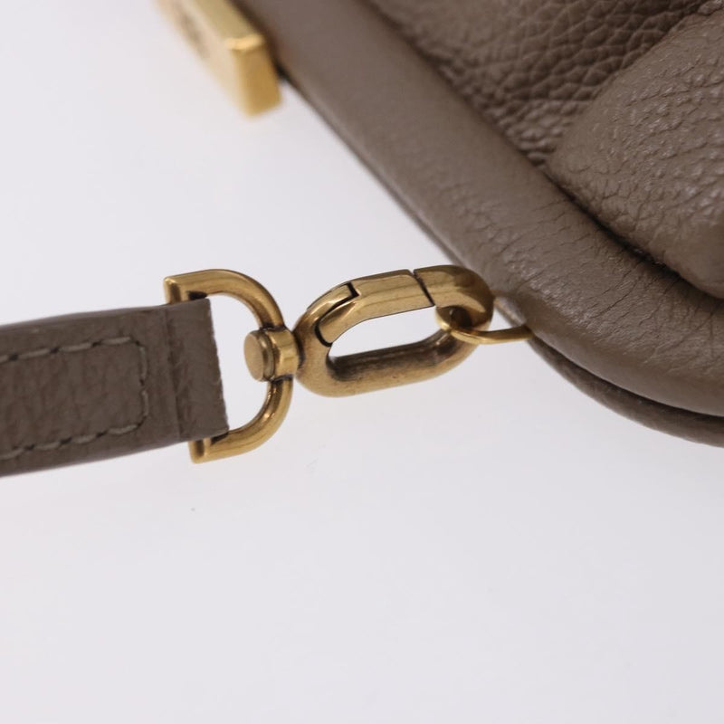 Balenciaga Cloud Clutch Leather Beige